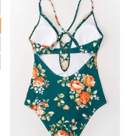 CUPSHE Women's Ladies Vintage Lace Bikini Sets Beach Swimwear size Large NWT - Picture 3 of 14